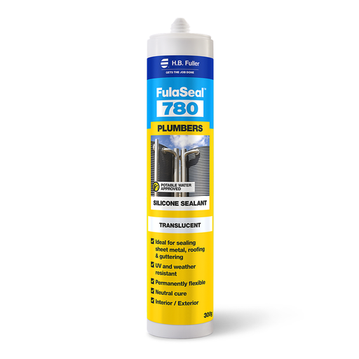 [S780T] FulaSeal 780 Plumbers Roof & Gutter Silicone 300ml - Translucent