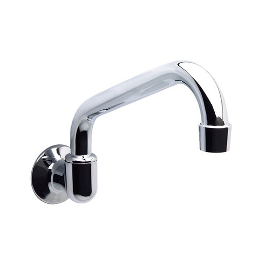 [WST180] Wall Spout Swivel 180mm Tube Chrome Plated