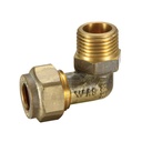 Copper Compression Elbow Olive Brass MI x C