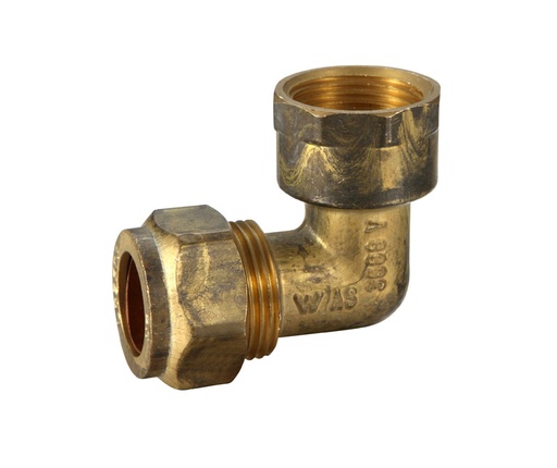 Compression Elbow Copper Olive Brass C x FI
