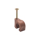 Copper Quick Clip Open Brown 1/2" - 1" M-Tek Screw