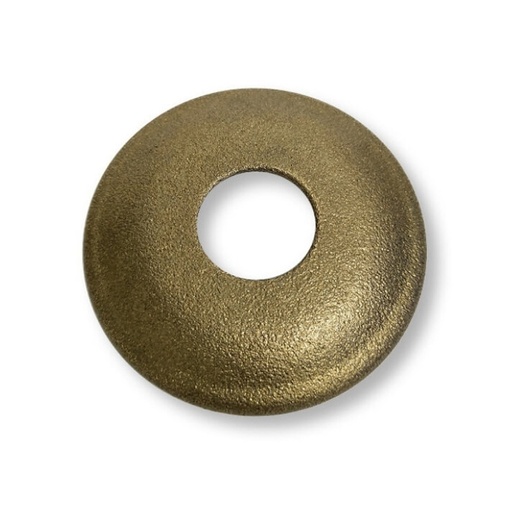 Cover Plate 10mm Rise Rough Brass
