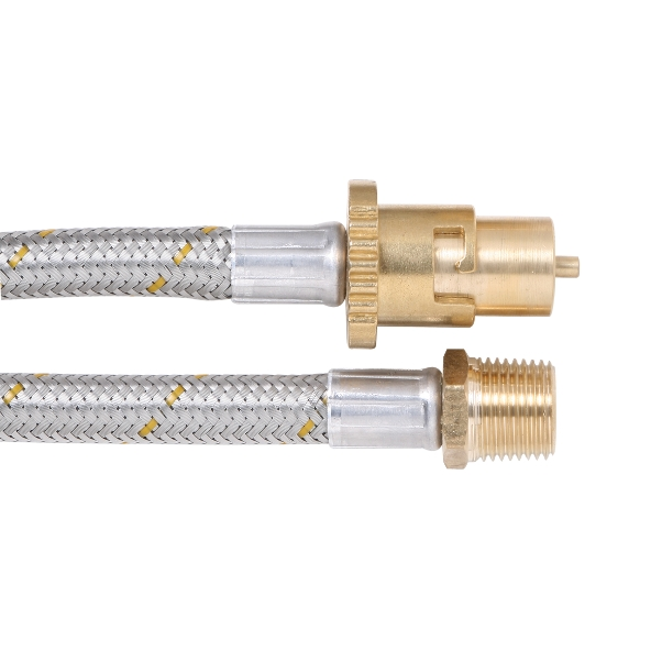 Gas Hose Stainless Steel x 15mm 1/2" MI Plumbing Australia