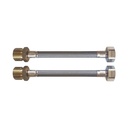 Abey Polyamide Hi Class Mixer Hose Extensions  PEX Core 15mm FI x FI - 15 Year Warranty