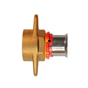 Water & Gas PEX Leak Detection Crimp Back Plated FI Union