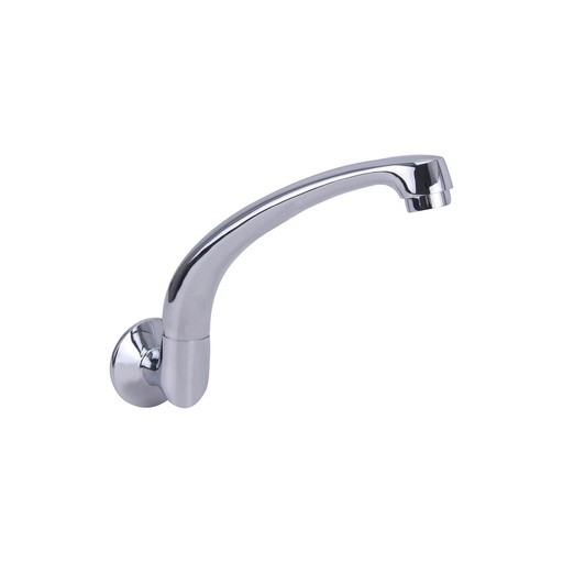 Wall Spout Swivel 180mm Cast Chrome Plated