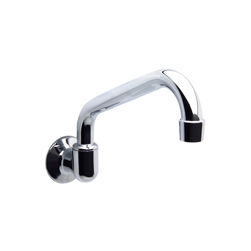 Wall Spout Swivel 225mm Tube Chrome Plated