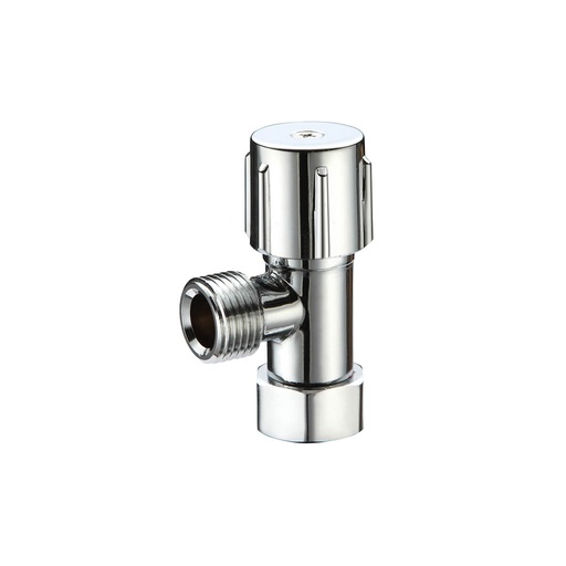 [CS15SV] Mini Cistern Stop 15mm 1/4 Turn FI Swivel Nut - Chrome Plated