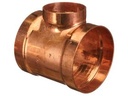 Copper Capilary Reducing Tee 100mm x 50mm
